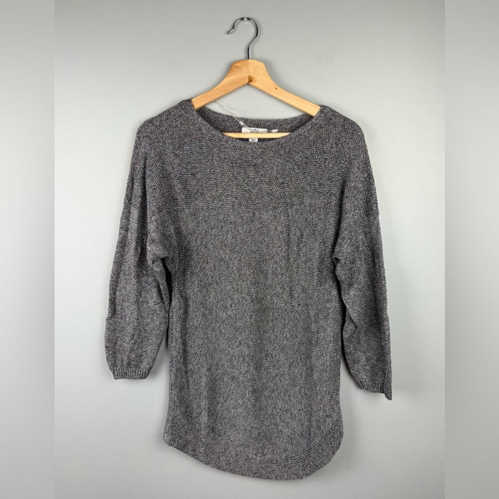 Croft & Barrow Charcoal Knit Top